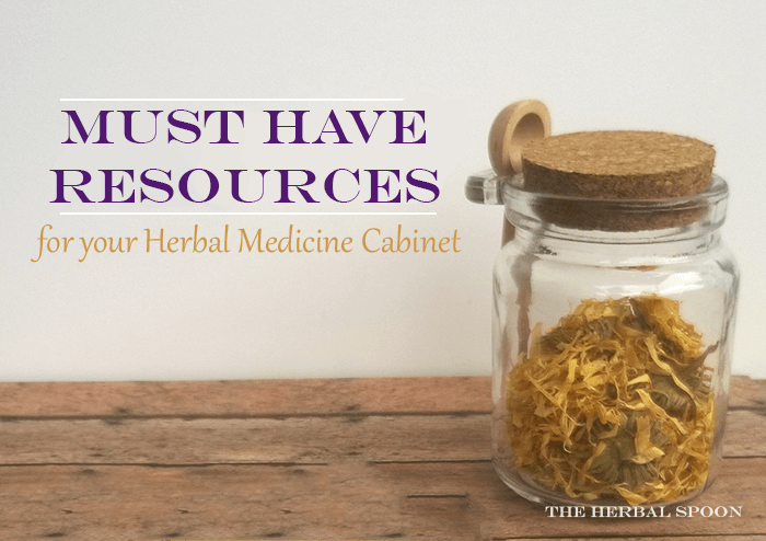 Must have essentials for your herbal medicine cabinet, including books - The Herbal Spoon