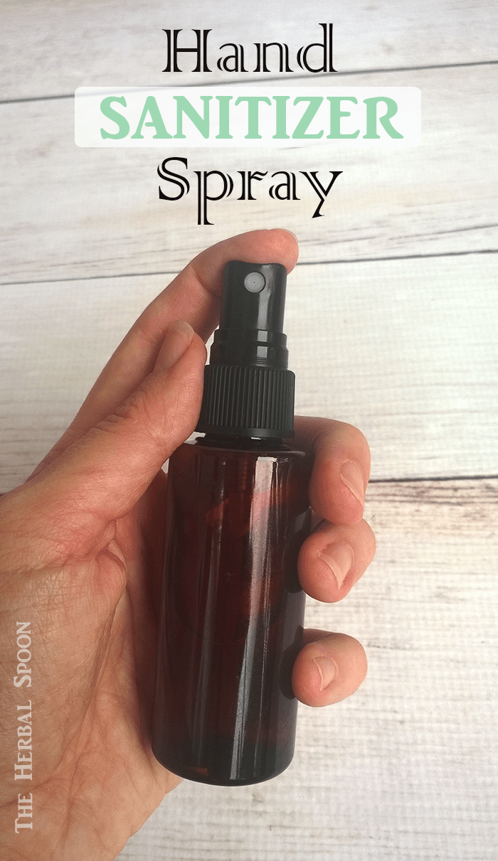 DIY immune boosting hand sanitizer with essential oils - The Herbal Spoon