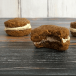 Pumpkin oatmeal cream pie with white chocolate cream cheese frosting, gluten free - The Herbal Spoon