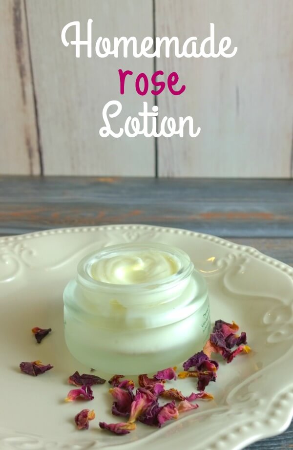 Homemade rose lotion recipe - The Herbal Spoon