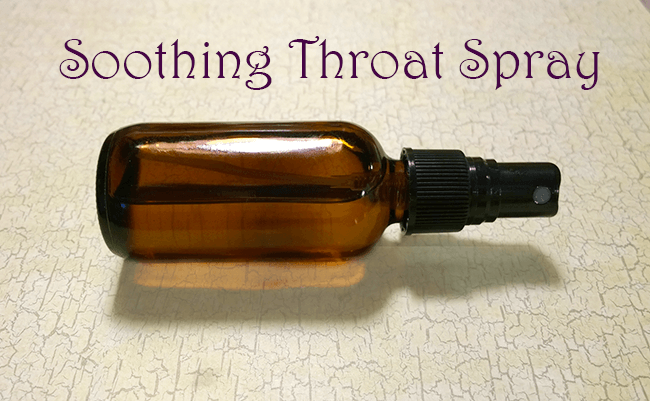 Soothing throat spray - The Herbal Spoon
