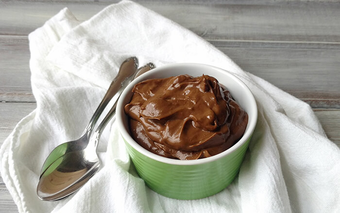 The best healthy chocolate pudding - The Herbal Spoon