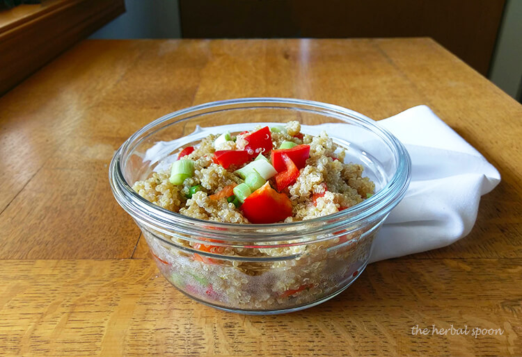 quinoa salad - customize it for the perfect side dish or a complete meal - The Herbal Spoon