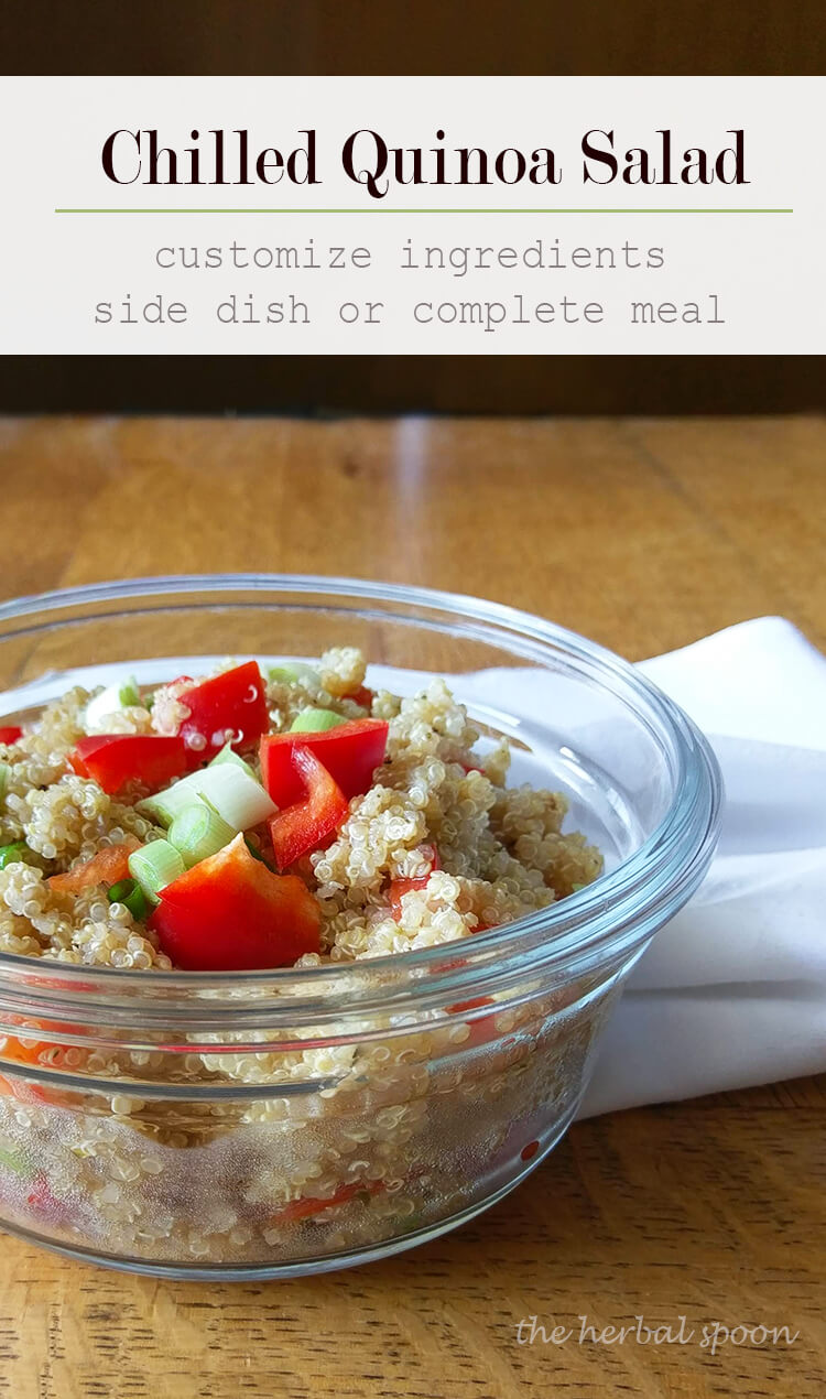 quinoa salad - customize it for the perfect side dish or a complete meal - The Herbal Spoon