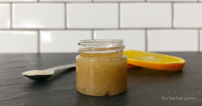 Tantalizing orange cream lip scrub for your smoothest lips yet - The Herbal Spoon