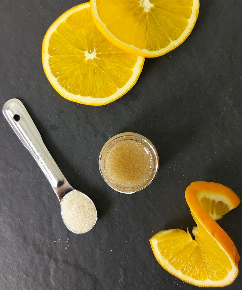 Tantalizing orange cream lip scrub for your smoothest lips yet - The Herbal Spoon