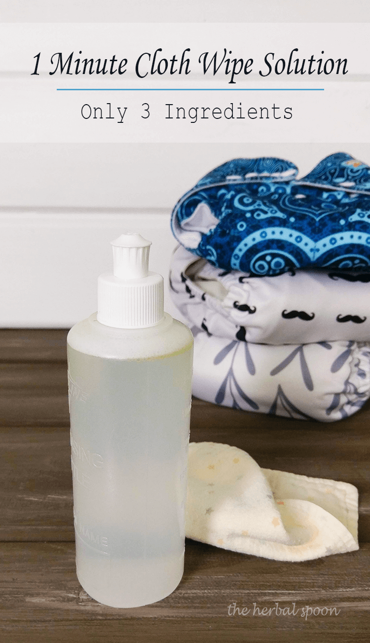 How to make homemade wipe solution in under 1 minute with just 3 ingredients - The Herbal Spoon 